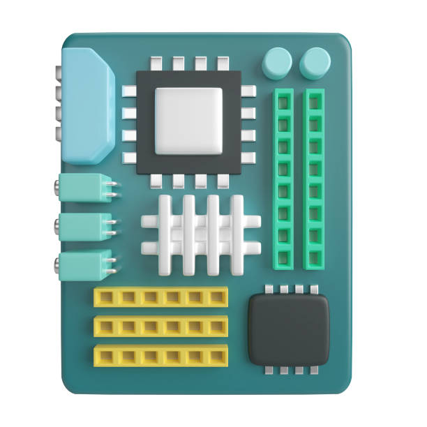 istock Motherboard 3D Illustration Icon 1434960988