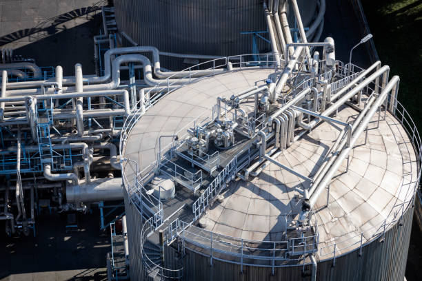 istock Steel pipelines in the Refinery 1434968964