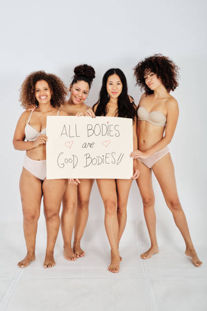 istock Friendly women promoting body positivity movement 1434977850