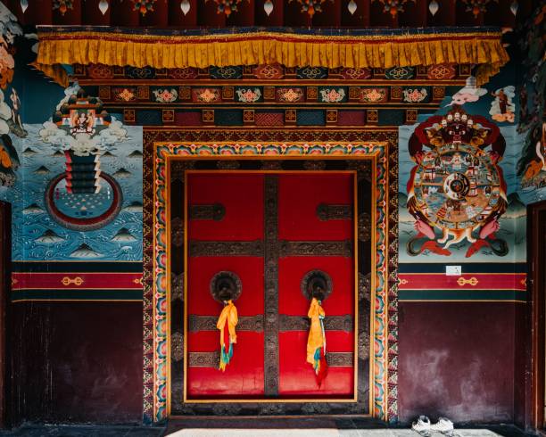 istock Low-angle view of the Buddhist monastery in Kagbeni, Nepal 1434981941