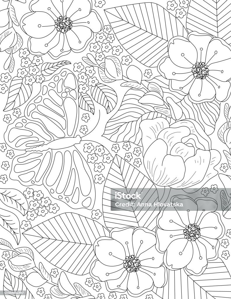 Magical Patterns Coloring Books Stock Illustration - Download Image Now ...