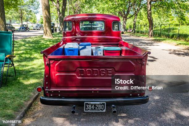 1953 Dodge B Series Pickup Truck Stock Photo - Download Image Now - 1953, Adventure, Antique