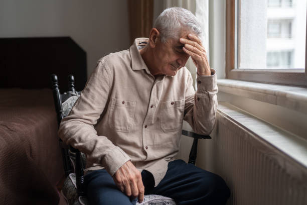 istock Worried Senior Man At Home 1434992125