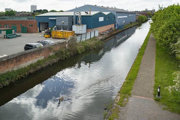 istock Industrial canal, Birmingh 1434992890