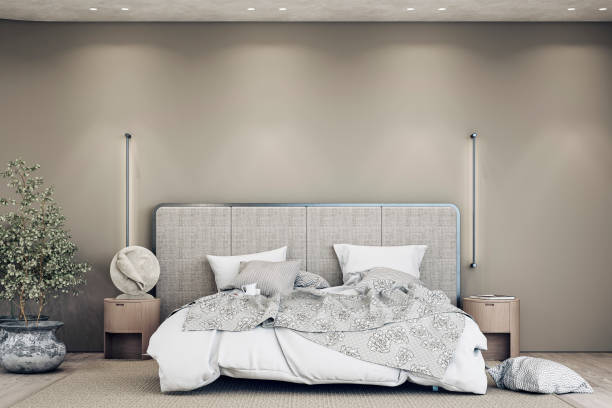 istock Luxury bedroom with decoration and copy space 1435000140