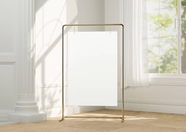 Wedding white Board, welcome sign, Seating chart Mockup , outdoors. Greeting template with clipping path.