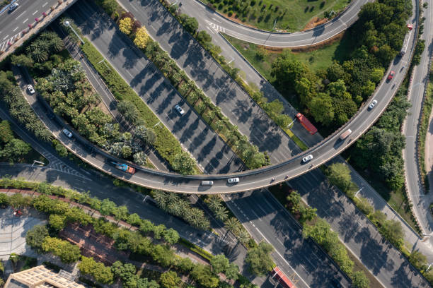 istock Looking down on the city overpass? 1435001953