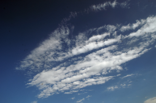 thin clouds in the blue sky backgrounds