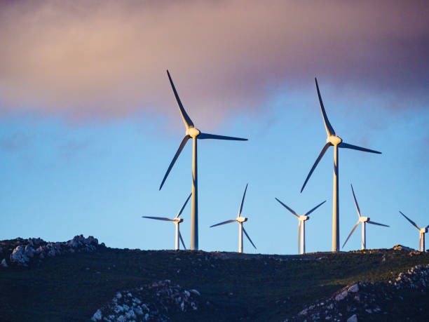istock Wind turbines on hills, Andalusia Spain 1435009057
