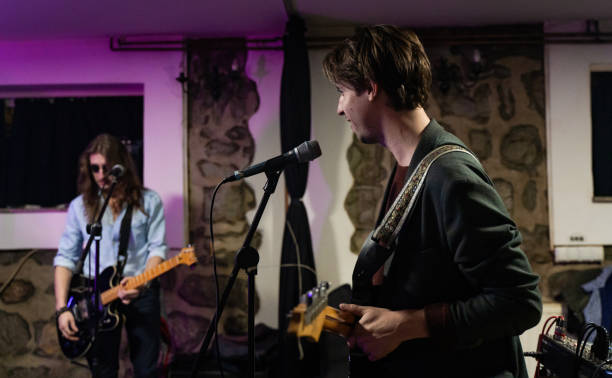 istock Music group having a rehearsal in studio 1435022266