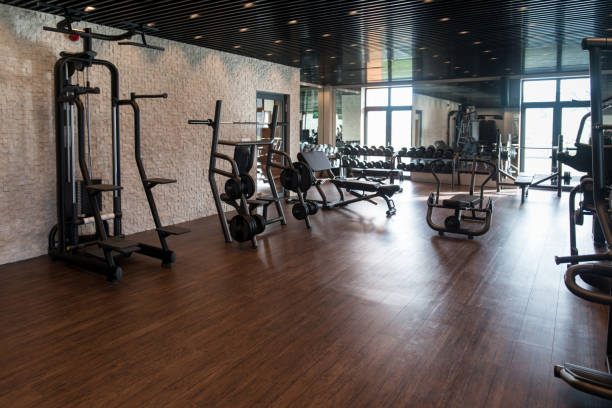 istock Gym With No People Interior 1435035211