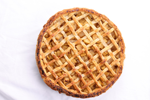 Apple Pie or Tart with pastry lattice
