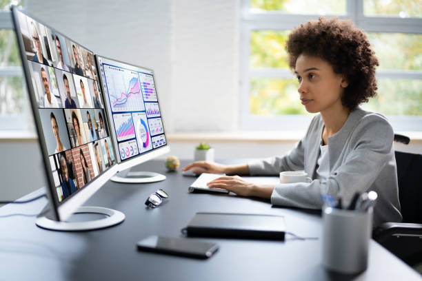 istock Online Video Conference Virtual Meeting 1435042862