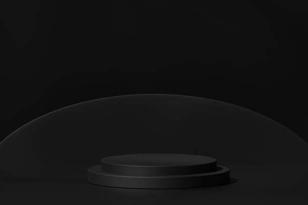 istock Scene with a podium for product presentation, 3d rendering 1435060399