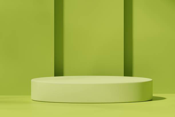 istock Scene with a podium for product presentation, 3d rendering 1435060403