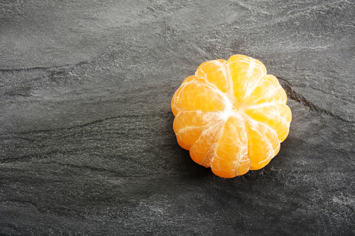 whole orange, isolated