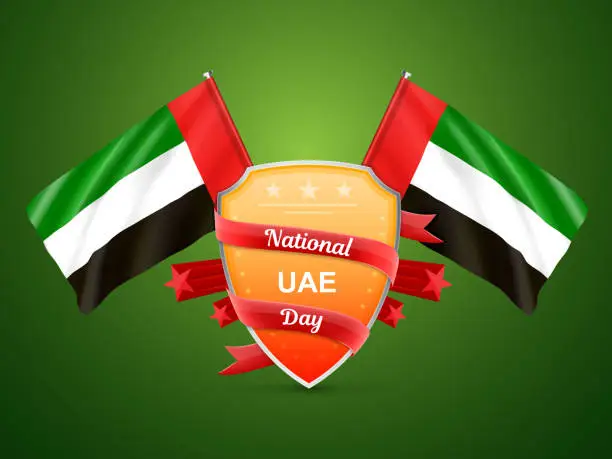 Vector illustration of United Arab Emirates National Day holiday.