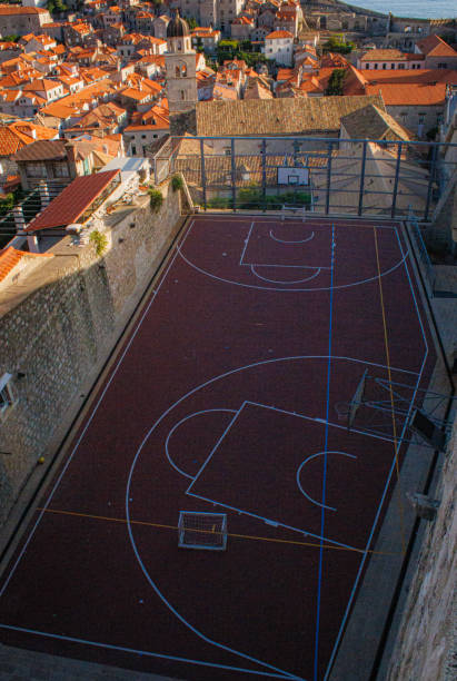 istock Shooting Hoops Inside the city walls 1435063738