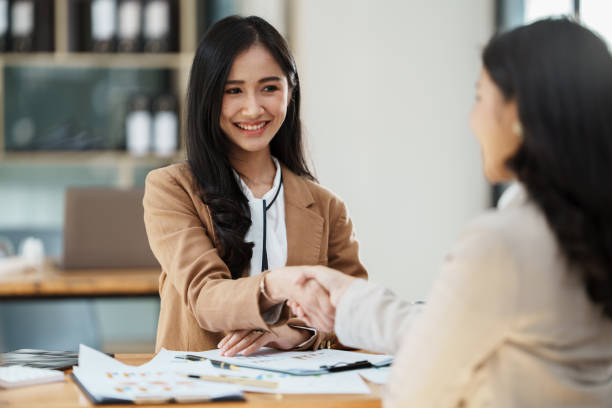 istock successful negotiate and handshake concept, two businessman shake hand with parthner to celebration partnership and teamwork, business deal 1435064159