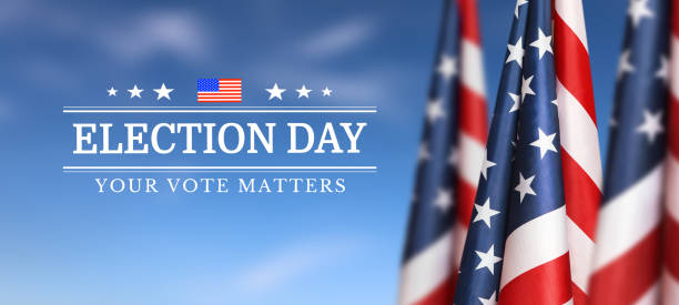 istock I voted. Election day. USA flag. 1435066164