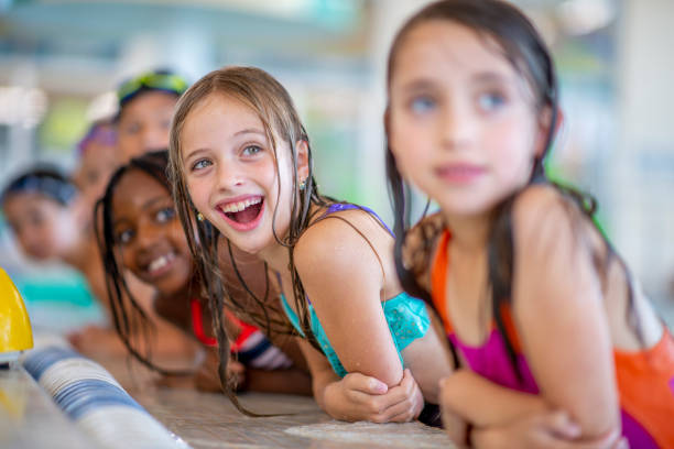 istock Children in a Public Swimming Pool 1435066449