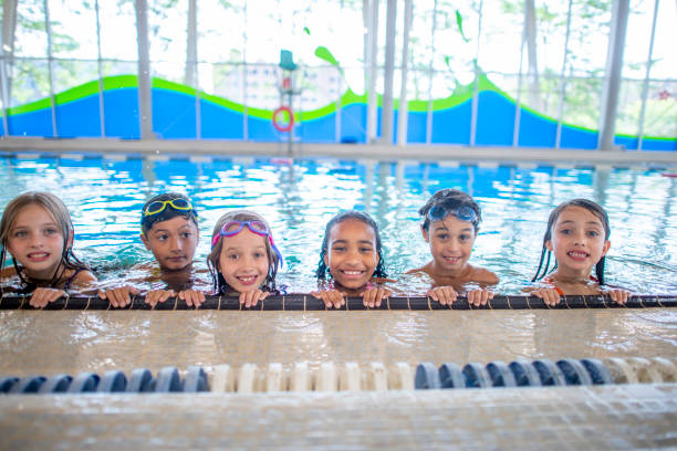istock Children in a Public Swimming Pool 1435066493