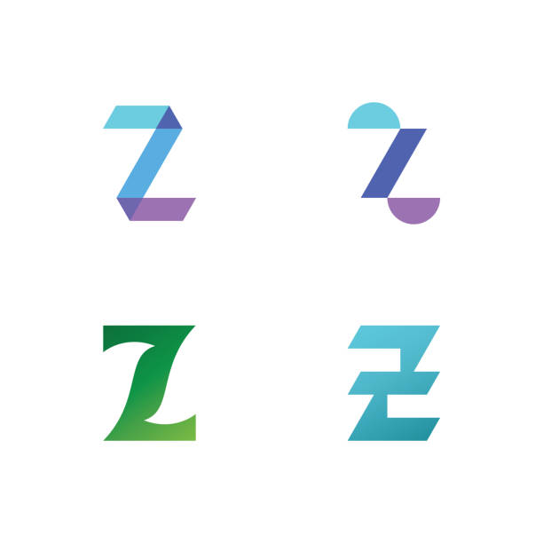 Creative Lettering Z 560+ Minimal Line Font Design Letter Z Stock Photos, Pictures & Royalty ...