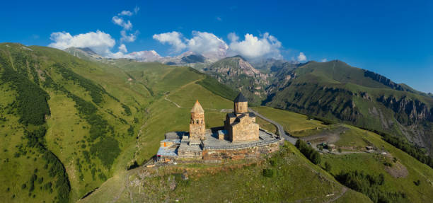 istock Gergeti Trinity Church in Georgia 1435068858