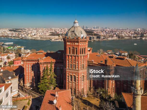Winter Season In Popular City Of Istanbul Stock Photo - Download Image Now - Istanbul, Archival, Aerial View