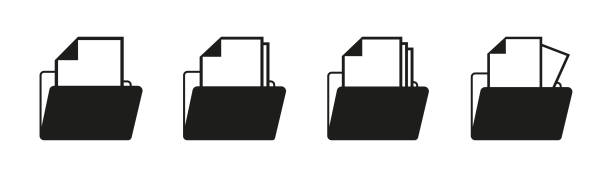 печатать - archives file symbol organization stock illustrations