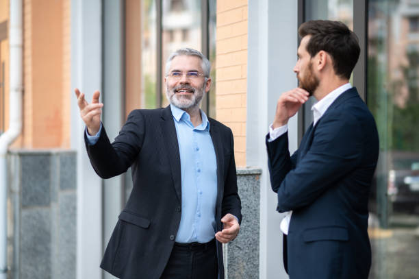 istock Two business partners having negotiations 1435078590