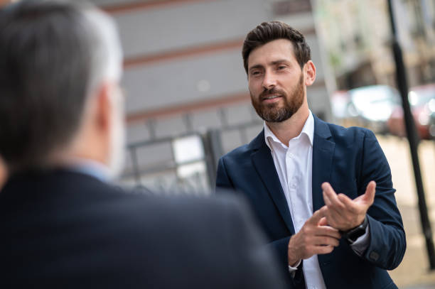 istock Two business partners having negotiations 1435078594