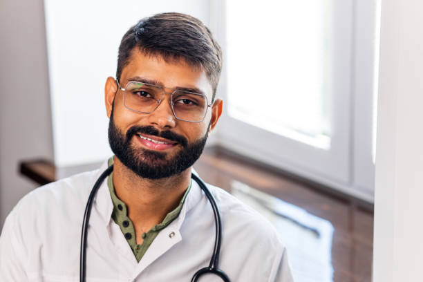 istock Tired doctor in clinik at long day working full time 1435081705