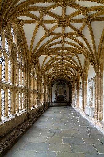 Norwich Cathedral cloister.