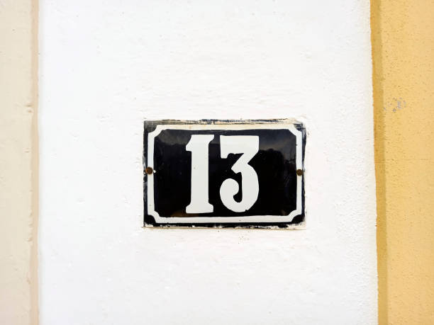 istock 13 metal number with spare and copy space 1435086691