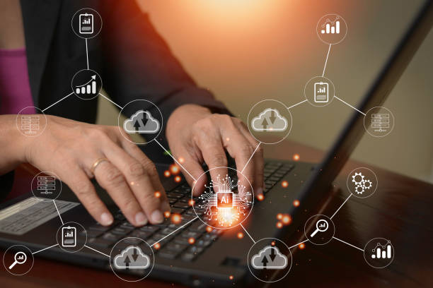 istock Management digital transformation change, internet of thing, newtechnology bigdata and business process strategy, customer service management,cloud computing, smart industry, Ai technology. 1435086804