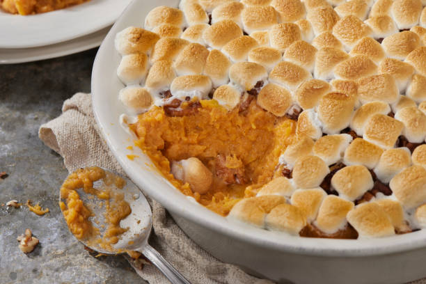 istock Sweet Potato Casserole with Marshmallows 1435089427