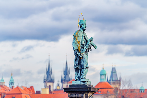 Statue of John of Nepomuk on the Charles Bridge, Prague