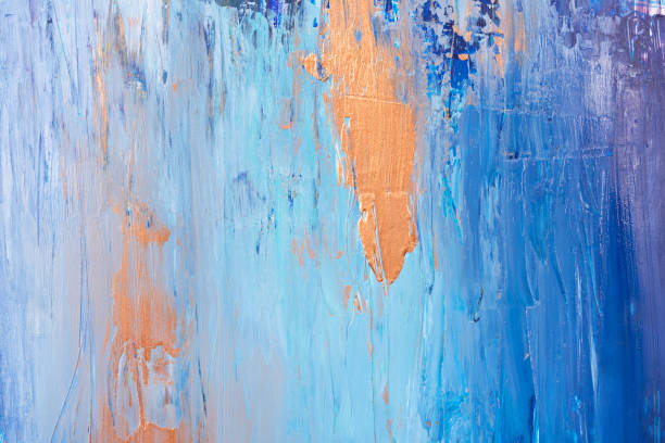 istock Color abstract acrylic painting 1435093254