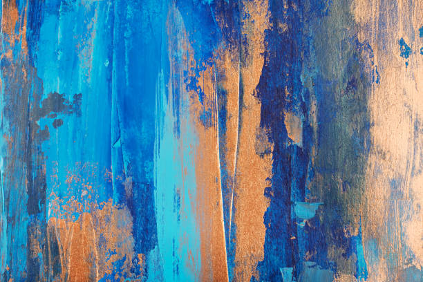 istock Color abstract acrylic painting 1435093450
