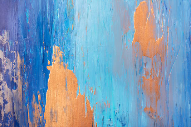 istock Color abstract acrylic painting 1435093488