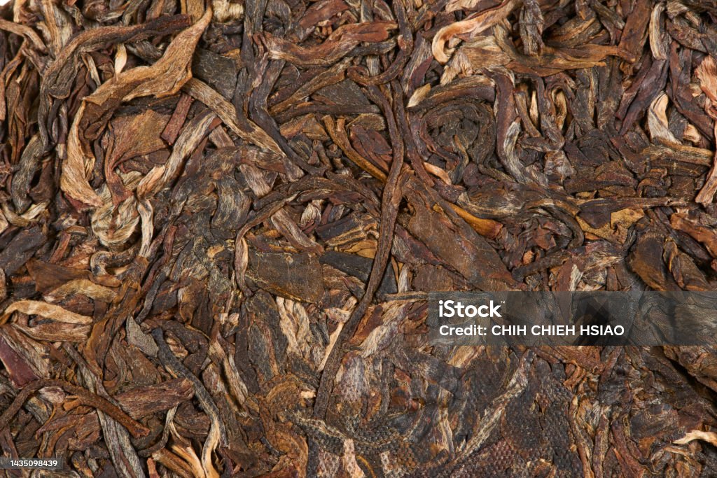 Up Front Tea High Press Made With Puerh Tea Front View Stock Photo - Download Image ...