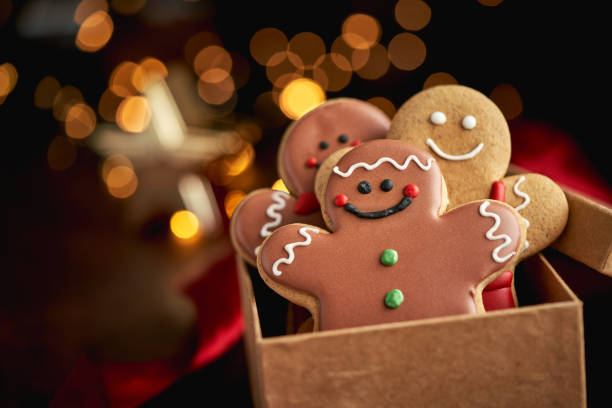 istock Decorated Christmas Cookies for Christmas Present 1435098795