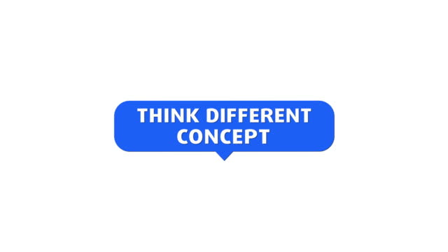 THINK DIFFERENT CONCEPT