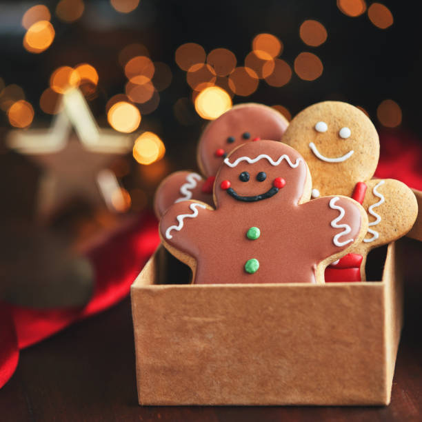 istock Decorated Christmas Cookies for Christmas Present 1435098828