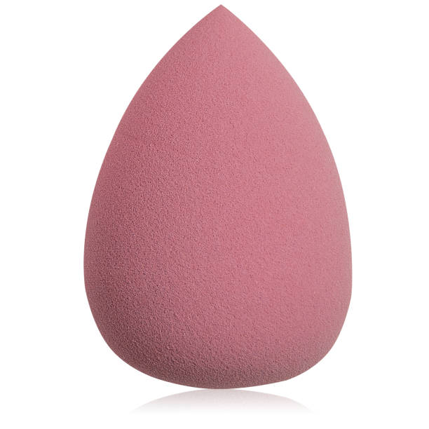 istock Beauty red blender, powder puff, cosmetic makeup applicator sponge tools isolated on white 1435098990