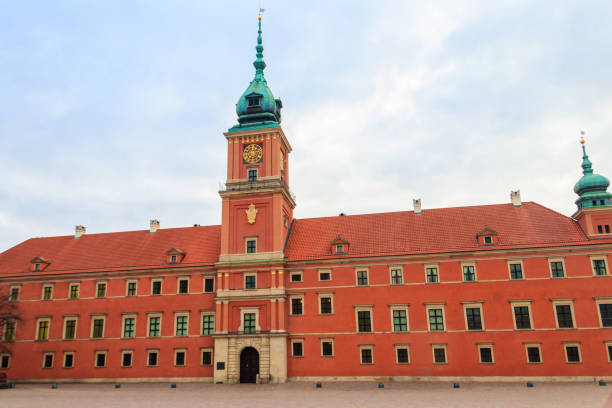 Castle Square, Warsaw, Poland -- October 8, 2024: Historically, a central meeting point and the location of the Royal Castle, residence of Polish monarchs throughout the centuries. Today, it is a hub for tourists and locals for its beautiful architecture, historical significance and vibrant, lively, atmosphere.