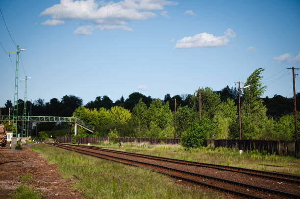 istock Railroad track  in europe 1435109431
