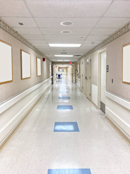 istock Corridor in a hospital 1435110828