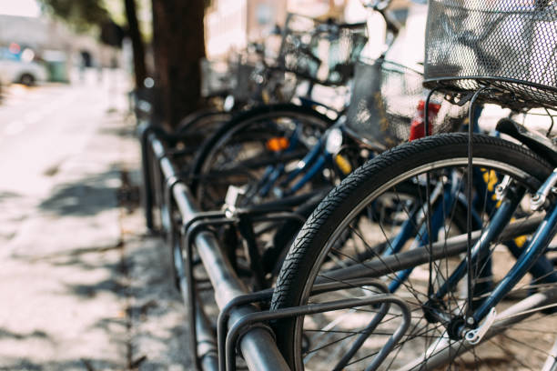 istock Parkes bicycles in Verona 1435117192